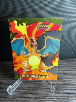 2000 Topps Pokemon TV Animation Edition #06 Charizard #PC3 Clear Card #REFP08 - Image 2