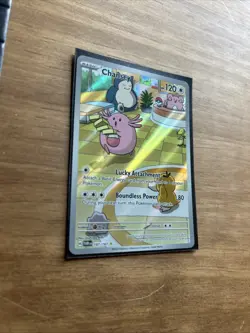Pokemon TCG Chansey Illustration Card Twilight Masquerade 187/167 NM Condition - Image 4