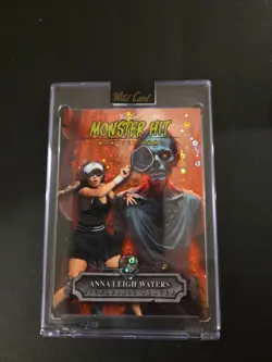 2025 Wild Card Haunted Hits Monster Hit ANNA LEIGH WATERS 1/1 Zombie - Image 1