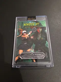 2025 Wild Card Haunted Hits Monster Hit ANNA LEIGH WATERS 1/1 Green Witch - Image 2