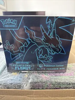 Pokemon TCG Phantasmal Flames Pokemon Centre Elite Trainer Box ETB New Sealed - Image 1