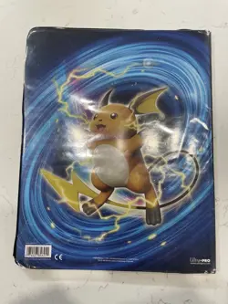 Pokemon 2016 XY Evolutions 9 Pocket Portfolio Binder Charizard & Raichu USED - Image 4