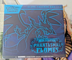 Pokemon TCG Mega Evolution Phantasmal Flames Elite Trainer Box ETB New & Sealed - Image 1