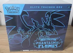 Pokemon TCG Mega Evolution Phantasmal Flames Elite Trainer Box ETB New & Sealed - Image 1