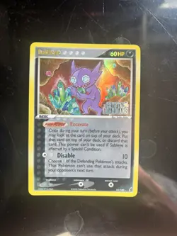 Pokemon TCG Sableye 10/100 Crystal Guardians Reverse Holo LP - Image 1