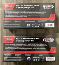 Pokemon TCG Scarlet & Violet Prismatic Evolutions Surprise Box - Lot of 2 SEALED - Image 2