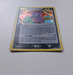 Sableye 10/100 Crystal Guardians Reverse Holo Pokemon TCG LP - Image 2