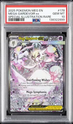 2025 POKEMON MEG EN-MEGA EVOLUTION #178 MEGA GARDEVOIR EX PSA 10 - Image 1