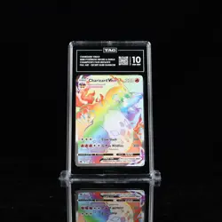 TAG Gem Mint 10 Charizard Vmax Champions Path 074 Pokemon TCG - Image 1