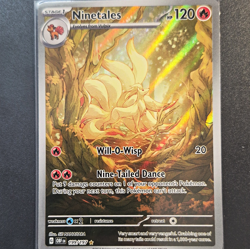 Pokemon Company Ninetales 199/197 SV03 Illustration Rare Holo English HP 120 - Image 1