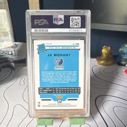 Panini 2019 Donruss Optic Ja Morant Rated Rookie Fanatics #168 PSA 10 - Image 2