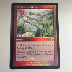Magic The Gathering Brightstone Ritual Onslaught MTG FOIL FNM - Image 1