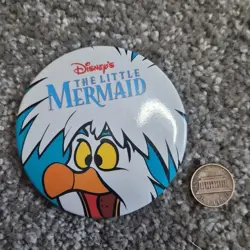 Disney Pinback Button Set Tarzan The Little Mermaid Scuttle 1900 Park Fare - Image 4