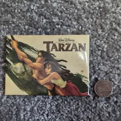 Disney Pinback Button Set Tarzan The Little Mermaid Scuttle 1900 Park Fare - Image 5