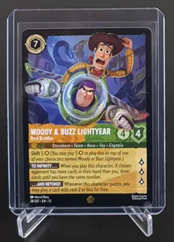 Disney Lorcana Attack Of The Vine Woody & Buzz Lightyear Best Buddies 28/207 - Image 1