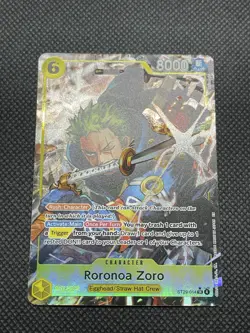 One Piece TCG Roronoa Zoro ST29-014 SR Alt Art English NM - Image 1