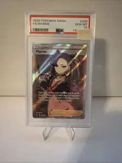 Marnie (Full Art) 200/202 Swsh01: Sword & Shield Holo PSA 10 - Image 1