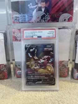 Pokemon TCG PSA 10 Hoopa V - Crown Zenith 2023 Sword & Shield - Image 2