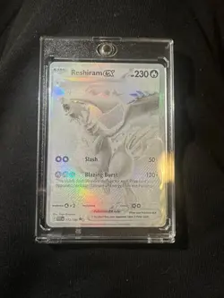 Reshiram ex 173/086 White Flare Black White Rare Holo English 2025 - Image 1