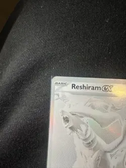 Reshiram ex 173/086 White Flare Black White Rare Holo English 2025 - Image 4