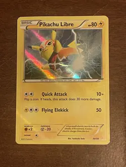 The Pokemon Company Pikachu Libre 30/30 Holo Promo 2016 XY Trainer Kit English - Image 2