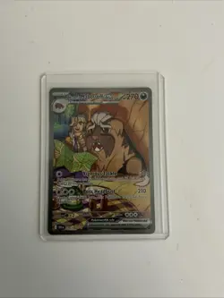 Pokemon TCG Arven's Mabosstiff EX #235/182 Sv10: Destined Rivals SAR Near Mint - Image 1