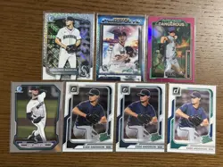 2025-26 Seattle Mariners #d RC 1st Bowman Insert 18 Card Lot Kade Anderson - Image 2