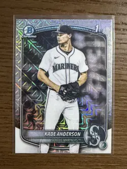 2025-26 Seattle Mariners #d RC 1st Bowman Insert 18 Card Lot Kade Anderson - Image 5