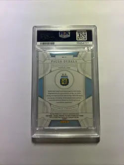 2022 Panini National Treasures Road To Qatar Paulo Dybala Sapphire /25 PSA 10 - Image 2