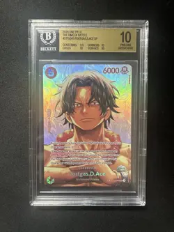 2026 One Piece OP16 The Time of Battle Portgas D. Ace (SP) ST15-005 BGS 10 - Image 1