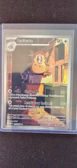 Pokemon TCG Cards Raticate 099/088 Perfect Order Illustration Rare Holo NM-M - Image 1