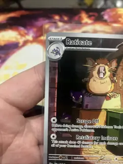 Pokemon TCG Cards Raticate 099/088 Perfect Order Illustration Rare Holo NM (2) - Image 3