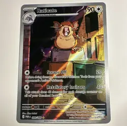 Pokemon TCG Raticate Secret Rare Holo 099/088 SV: 151 EN Mina Nakai - Image 1
