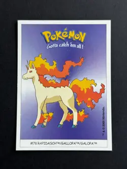 Carte Pokemon - Nintendo - Dunkin Boomer - #78 Rapidash Galopa - Image 1