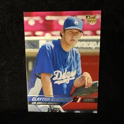 Topps 2008 Stadium Club Clayton Kershaw Rookie Card #107 Los Angeles Dodgers - Image 1