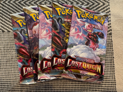 5 x Lost Origin Booster Packs - Factory Sealed Pokemon TCG - Image 1