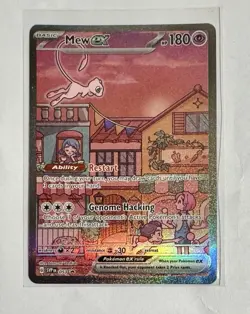 Mew ex SVP 053 Pokemon Scarlet Violet 151 Black Star Promo English UPC - Image 1