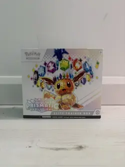 Pokemon TCG Scarlet and Violet Prismatic Evolutions Elite Trainer Box New Sealed - Image 1