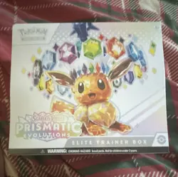 Pokemon TCG Scarlet & Violet Prismatic Evolutions Elite Trainer Box Sealed - Image 1