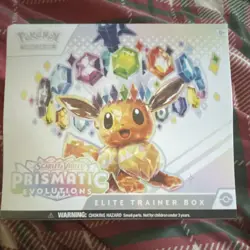 Pokemon TCG Scarlet & Violet Prismatic Evolutions Elite Trainer Box Sealed - Image 2