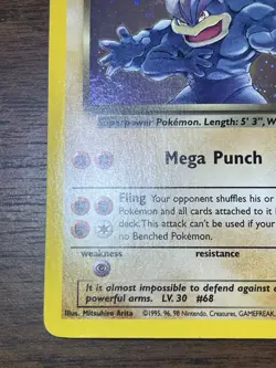 2000 Dark Machamp 10/82 Holo Rare 🌀 Swirl Team Rocket WOTC Pokemon LP - Image 4