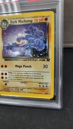 2000 DARK MACHAMP HOLO RARE TEAM ROCKET POKEMON TCG PSA 7 NM NEAR MINT #10/82 - Image 3