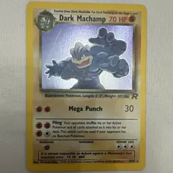 The Pokemon Company Dark Machamp 10/82 Team Rocket Holo Rare 2000 ENG - Image 1