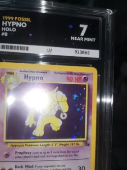 Pokemon Dark Machamp Holo Rare 10/82 Team Rocket 2000 Ace Grade 8 Multi Swirls - Image 5