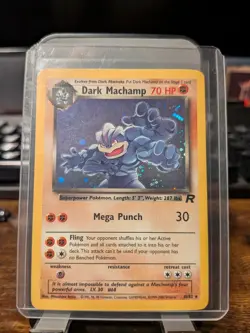 Wizards Dark Machamp Team Rocket Rare Pokemon Holo 10/82 2000 English 70 HP - Image 1