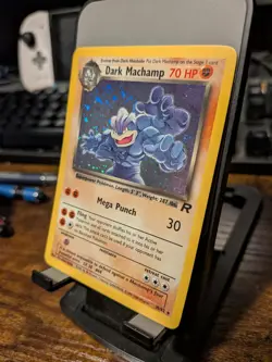 Wizards Dark Machamp Team Rocket Rare Pokemon Holo 10/82 2000 English 70 HP - Image 5