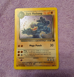 Pokemon Team Rocket Dark Machamp Holo Rare 10/82 English 70HP 2000 Unlimited - Image 1