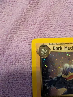 Pokemon Team Rocket Dark Machamp Holo Rare 10/82 English 70HP 2000 Unlimited - Image 4