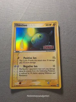 Pokemon Chinchou 49/108 Reverse Holo Ex Power Keepers Stamped Free Shipping - Image 1