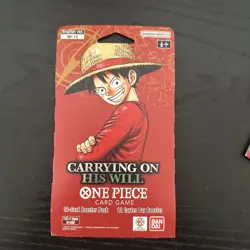 One Piece OP13 Carrying on His Will Sleeved Booster Pack Lot Of 3 Packs Sealed - Image 2